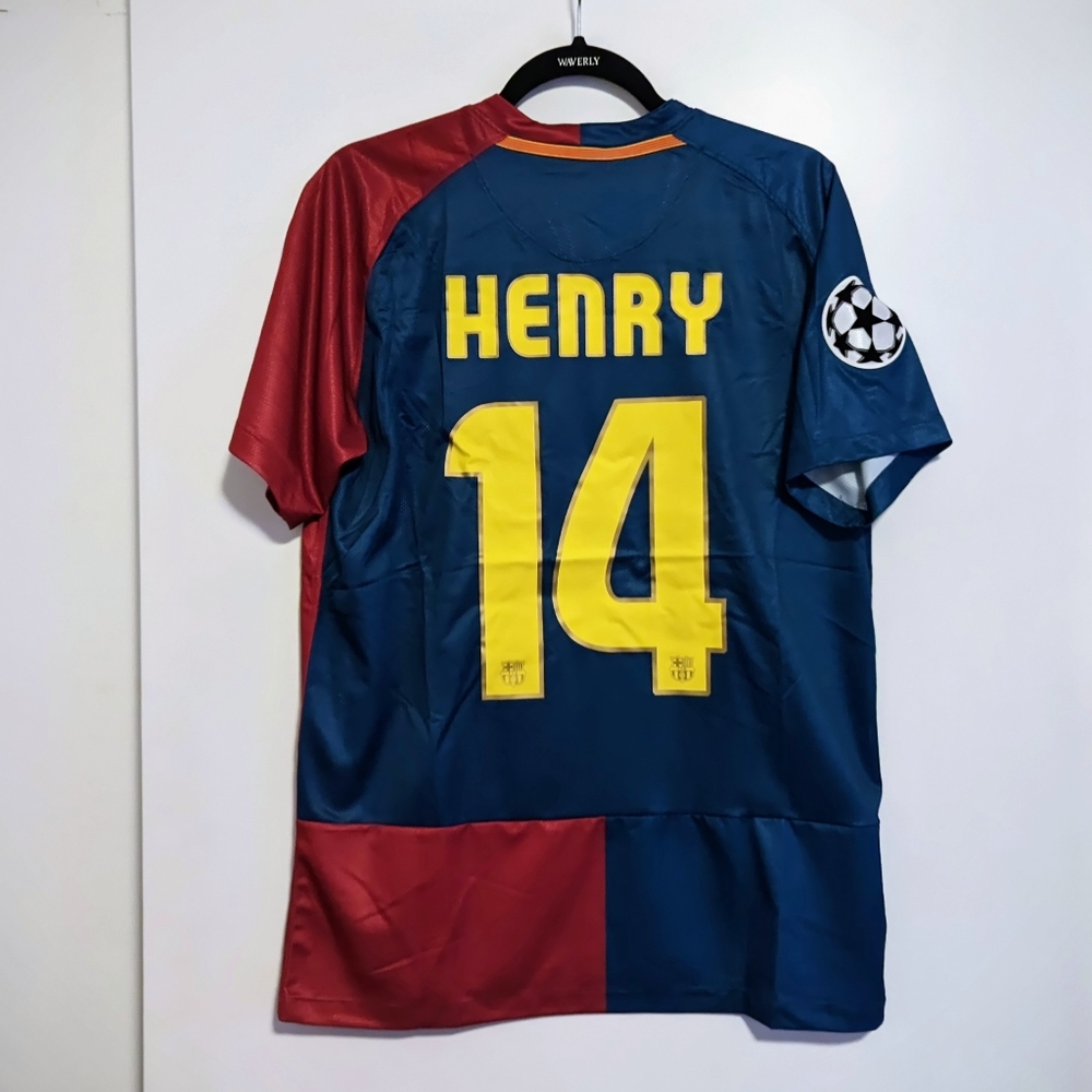 FC Barcelona Thierry Henry #14 Jersey Champions League Final 2009 - Picture 2 of 4